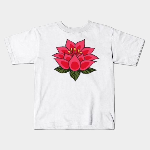 Nana anime ren lotus Kids T-Shirt by little-axii